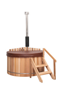 Bain à remous extérieur de luxe en cèdre pour 5 <span class=keywords><strong>personnes</strong></span>, chauffé au bois, moderne, avec fonction massage et natation pour 6 <span class=keywords><strong>personnes</strong></span> par BROPOOLS - Product Image 4