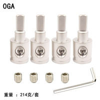 Prise d'amplificateur de voiture Auto Cube Terminal d'alimentation haute puissance Adaptateur en cuivre d'entrée 0GA à 8GA