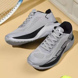 Mode respirant à lacets baskets décontractées de haute qualité hommes léger respirant absorbant les chocs chaussures de course - Product Image 2