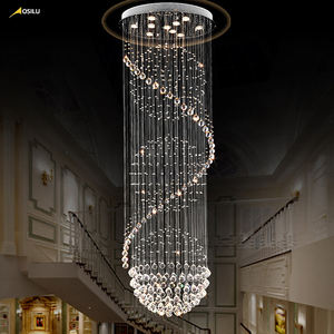 Haute qualité <span class=keywords><strong>suspension</strong></span> K9 lustre en cristal moderne pendentif lampe éclairage pour hôtel - Product Image 1