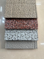 Panel de Revestimiento Metálico Aislado con Patrón de Piedra Granito, Núcleo de Espuma Rígida de PU, Impermeable, Ignífugo, Insonorizante, para Paredes Exteriores