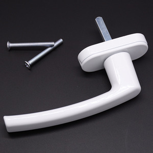 Bán buôn uPVC phổ phụ kiện phần cứng đôi kính trắng Key Khóa cửa sổ Rắn bản lề xử lý - Product Image 2