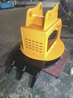 Aimant de levage pour excavatrice certifié CE SLN avec puissance hydraulique stable pour les travaux de manutention de déchets de construction de 10 à 15 tonnes