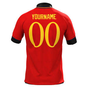 Custom 2024 High Quality Heat-Transfer Printed 100% Polyester Loose Fit Men's <b>Soccer</b> Wear Design Custom Team Name Number - Product Image 3