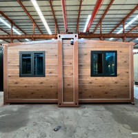 Maison conteneur extensible 20/30/40 pieds pour hôtels, bureaux, cours, entrepôts, immeubles de bureaux – Design moderne, garantie 5 ans