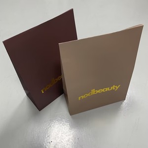 Elegant Custom Brown Paper Envelope Bags with Gold Foil Logo- Eco-Friendly Self-Adhesive Envelopes Beautiful Shopping Bags - Product Image 3
