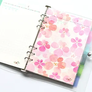 Refillable 80 Sheets Of Category Pages Paper Loose Leaf B6 Notebook Agenda Monthly Weekly Planner