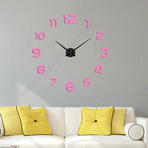 Diy Living Room Decor Acrylic Mirror Sticker <strong>Battery</strong> <strong>Operated</strong> Modern Home Decoration Office Bedroom Classroom Large <strong>Wall</strong> <strong>Clock</strong> - Product Image 4