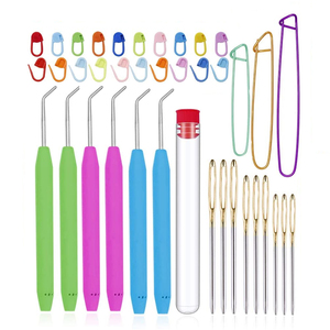 Gran oferta de gancho de telar, conjunto de gancho de ganchillo de <span class=keywords><strong>tulip</strong></span>án colorido, <span class=keywords><strong>agujas</strong></span> de punto de tejer, 2017 - Product Image 2