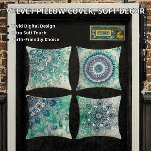 Wholesale Velvet Solid Color Square Pillow Cover Super Soft Eco-Friendly Decor <b>Sofa</b> Cushion Modern Home Plush Pillow Couch - Product Image 3