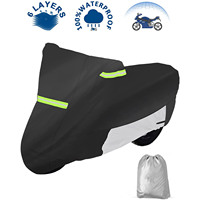 Housse de Moto Haute Qualité Personnalisée avec Logo, Durable, Résistante aux Déchirures, Imperméable, pour Utilisation Extérieure