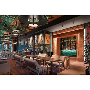 Catering Restaurant Full Space Customization Interior Design Commercial Bar Counter Display Cabinet Shop Decoration Renovation - Product Image 1