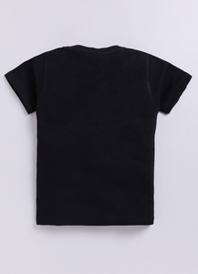 เสื้อยืดผ้าฝ้ายพิมพ์ลายเสือดำสำหรับเด็กผู้ชายเสื้อยืดผ้านิ่มใส่สบายคอกลมแขนครึ่งท่อนสำหรับฤดูร้อน - Product Image 2