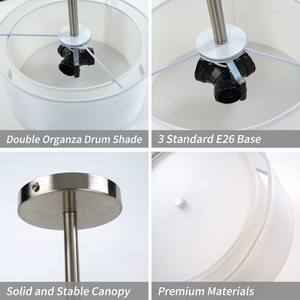 Plafonnier circulaire moderne en verre chromé avec télécommande LED, alimentation CA pour chambre à coucher, cuisine, hôtel, décoration - Product Image 5