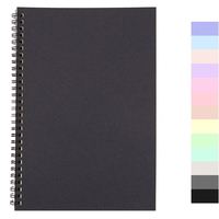 Carnet de notes de luxe A4/A5 en lin avec spirale pour étudiants, idéal pour la sublimation et les réunions