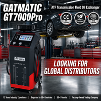 Machine de vidange et de remplacement de liquide de transmission automatique GATmatic GT7000Pro 10'' à écran tactile avec chauffage et imprimante