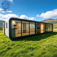 Maison conteneur préfabriquée personnalisée en gros, module de bureau modulaire en acier à emballage plat pour solutions de projet