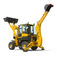 Meilleure vente pelle frontale articulée godet certificat CE chargeuse sur pneus pelle rétrocaveuse diesel Dumper New Back Hoe Loader
