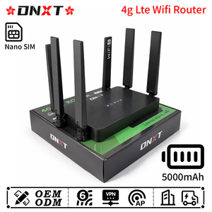 เราเตอร์ DNXT Sim Router 4G Wifi WiFi 6 2.4GHz เชื่อมต่อเราเตอร์พร้อมโหมด Wifi AP โหมด VPN โมเด็ม รองรับซิม แบตเตอรี่ 5000mAh เราเตอร์ซิม เราเตอร์ Wifi สำหรับใช้งาน - Product Image 1