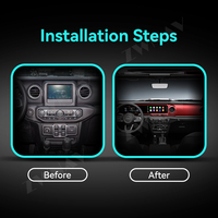 ZWNAV Cluster numérique autoradio pour Jeep Wrangler JL /Gladiator 2018-2024 tableau de bord Instrument compteur de vitesse écran Carplay 4*4