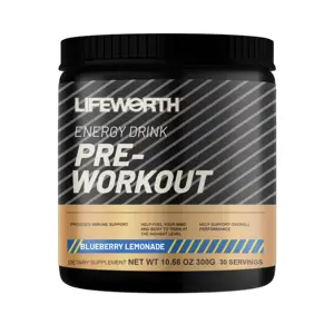 Lifeworth lõi Pre Workout bột 300g/có thể với Creatine cho hiệu suất, beta alanine cho cơ bắp l-citrulline caffeine