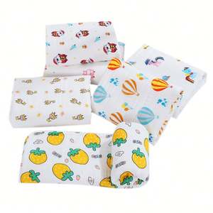 Doudou en mousseline pour bébé, serviette apaisante, couverture en coton biologique, douce, respirante, couverture d'animal pour nouveau-né - Product Image 5