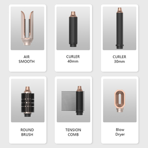 <span class=keywords><strong>Brosse</strong></span> à friser à air chaud 2025 Auto Cool Tip 3 vitesses Fer à friser sans dommage Boucles à usage domestique <span class=keywords><strong>Brosse</strong></span> à friser à air chaud - Product Image 4