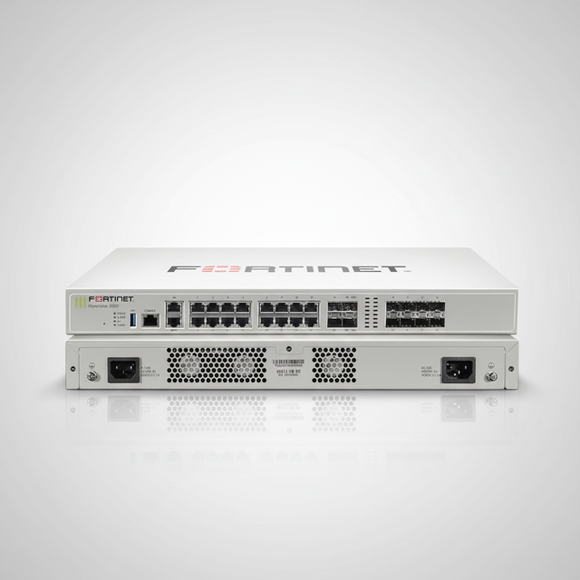 Fortinet FG-200F High Performance Firewall Appliance 10G SFP+ Ports 1.1 Gbps Throughput SDWAN VPN Data Security Firewall