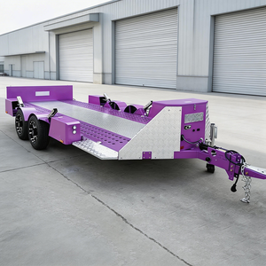 <span class=keywords><strong>Remorque</strong></span> de transport de voitures de course robuste, <span class=keywords><strong>remorque</strong></span> à plateau portable pour le transport de voitures de course - Product Image 4