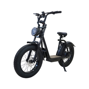 Patinete eléctrico de montaña Fat-Tire para adultos, motor de alta potencia de 750W, batería de litio de 25kmh con faro - Product Image 6