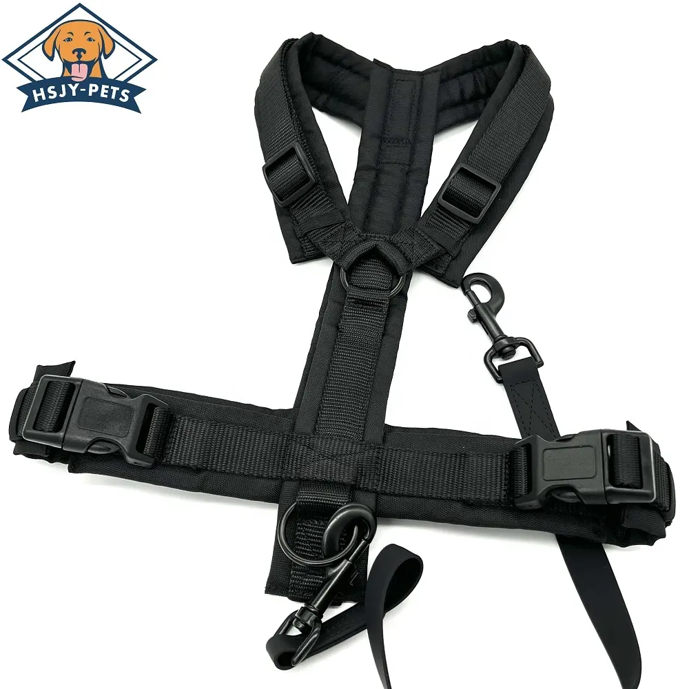 ODM/OEM Custom Logo Soft Padded Adjustable Straps no pull Y shape Dog Harness with Handle New pet products 2023