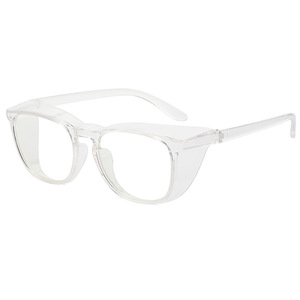 Montures de lunettes rectangulaires unisexes, monture intégrale, verres en PC, protection anti-lumière bleue, verres plats - Product Image 3