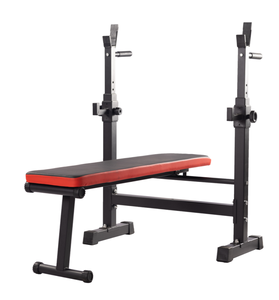 Foldable Workout Fitness Weight Squat Rack <b>Strength</b> <b>Training</b> Bench Press Weight Bench - Product Image 1