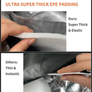 Housse de snowboard Black Rhino anti-rayures et anti-rouille, sac de transport en forme de boulette, sac d'extérieur - Product Image 6