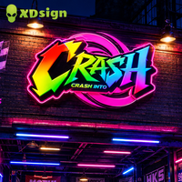 XDSIGN Enseigne néon LED personnalisée rapide, livraison rapide, design personnalisé, étanche IP65, connectée Bluetooth, publicité directionnelle