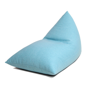 LUCKYSAC-Bolsa de almacenamiento de lino de imitación para sofá, PUF de almacenamiento de lino de imitación, con diseño triangular, tamaño M L XL - Product Image 2
