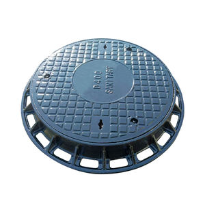 C250 D400 Op Maat Gemaakte Castle Nodulair Gietijzeren Putdeksel Met Slotsysteem Enkele Verzegelde Waterdichte Hoek Ijzeren Frame Multi-Type - Product Image 1