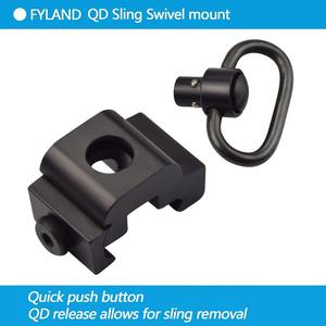 OEM feyachi QD Sling xoay gắn kết, QD Sling tập tin đính kèm với nút nhấn cho PT/<span class=keywords><strong>Weaver</strong></span> gắn cơ sở nhanh chóng tách/phát hành - Product Image 3