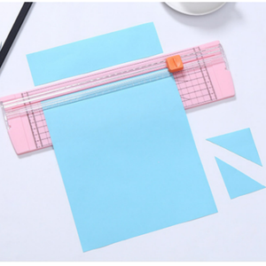 Cortador de papel resistente con bloqueo de seguridad-Hoja de precisión para oficina, artesanía y uso doméstico (diseño de abrazadera automática) - Product Image 4