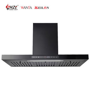 <span class=keywords><strong>Campana</strong></span> <span class=keywords><strong>Extractora</strong></span> de Pared de 900 mm a Precio Económico, <span class=keywords><strong>Campana</strong></span> de Cocina Pequeña de Alta Potencia, <span class=keywords><strong>Silenciosa</strong></span>, Pintada de Negro - Product Image 1