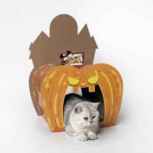 Halloween Kartonnen Huiskat Scratcher Sofa Mat Cat Box Scratcher Huis Voor Katten - Product Image 2
