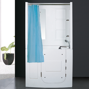 Anziani accessibile porta aperta giapponese casa seduta <span class=keywords><strong>vasca</strong></span> da bagno in acrilico <span class=keywords><strong>con</strong></span> <span class=keywords><strong>doccia</strong></span> generale <span class=keywords><strong>a</strong></span> temperatura costante - Product Image 4