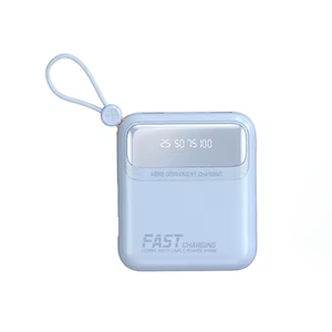 Le plus récent 10000mah Mini Power Bank Led Display Charge rapide Chargeur Portable Polymère Double Micro Câbles Intégrés <span class=keywords><strong>Powerbank</strong></span> <span class=keywords><strong>21700</strong></span> - Product Image 4