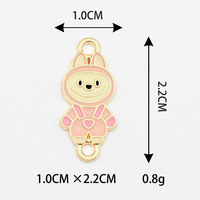LC20250733 Vente en gros de breloques en alliage de mode Labubu, accessoires de bijoux, accessoires pour la fabrication de bijoux