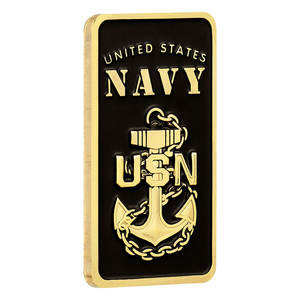 Moneda conmemorativa de barra chapada en oro de Estados Unidos, regalo creativo - Product Image 5