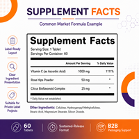 Toptan Vitamin C Tabletleri Günlük Sağlık Desteği Profesyonel Bağışıklık Sistemi Takviyesi Diyet Ürünü OEM ODM Üreticisi