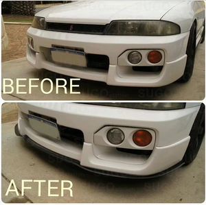 2.5M Universal PU Front Bumper Lip Splitter <b>Rubber</b> Protector Car Front Spoiler Skirt Anti-Collision <b>Strip</b> With 3M Tape - Product Image 6