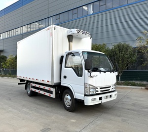 Camión Refrigerado ISUZU 4*2 de 4m, Camión de <span class=keywords><strong>Transporte</strong></span> con Caja Fría para Almacenamiento en Congelación - Product Image 1