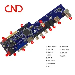 Piezas de repuesto para placa base de tv lcd CND supply VS.T56U11.2