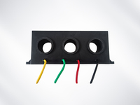Transformateur de puissance triphasé KHCT7D avec entrée 1~400A/sortie 1~200mA 50/60Hz pour installation sur plaque inférieure, mesure de courant